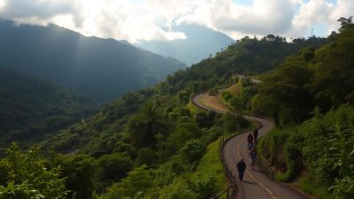 akses jalan ke Gunung Kerinci