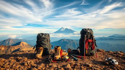 alat pendakian gunung kerinci