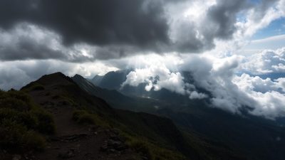 cuaca ekstrem gunung kerinci