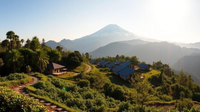 fasilitas wisata gunung kerinci