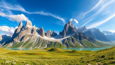 Pegunungan Tian Shan Kazakhstan