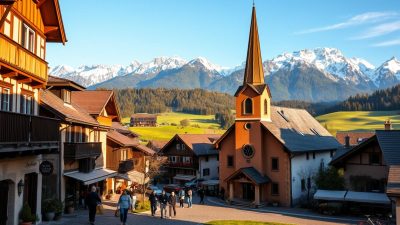 desa tradisional di Swiss desa tradisional di Swiss