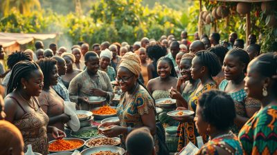 komunitas kuliner Afrika