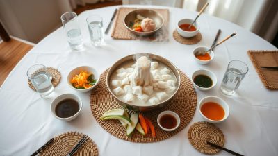 Hidangan Ambuyat Brunei