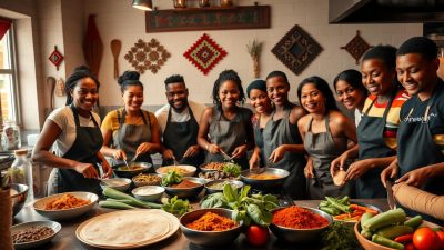 kelas memasak Etiopia